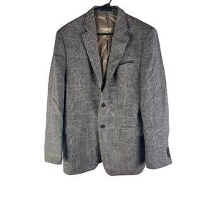 Lauren Ralph Lauren Blazer Men's 44 Long Brown Herringbone Two Button Sport Coat